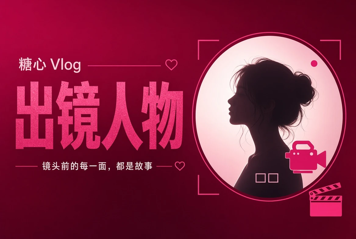 对望栏人物与镜头观察